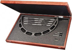 Starrett - Interchangeable-Anvil Micrometers Operation Type: Mechanical Minimum Measurement (mm): 400.00 - Eagle Tool & Supply