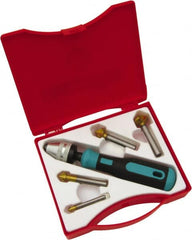 Magafor - 4 Piece, 1/4 to 0.807" Head Diam, 90° Included Angle, Three Flute Countersink Set - Eagle Tool & Supply