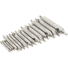 Magafor - Combination Drill & Countersink Sets Minimum Trade Size: #1 Maximum Trade Size: #5 - Eagle Tool & Supply