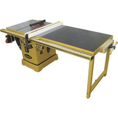 Jet - 10" Blade Diam, 5/8" Arbor Diam, 3 Phase Table Saw - 5 hp, 230/460 Volt, 11-1/4" Cutting Depth - Eagle Tool & Supply