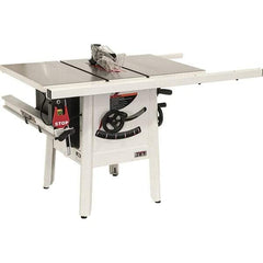 Jet - 10" Blade Diam, 5/8" Arbor Diam, 1 Phase Table Saw - 1-3/4 hp, 27" Wide, 115 Volt, 3-1/8" Cutting Depth - Eagle Tool & Supply