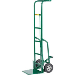 Little Giant - 800 Lb Capacity 60" OAH Hand Truck - Continuous Handle, Steel, Rubber Wheels - Eagle Tool & Supply