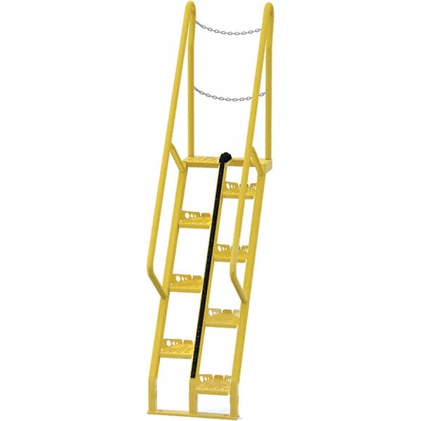 Vestil - 101-7/8" High 350 Lb Capacity 8 Step Alternating Tread Stair - Eagle Tool & Supply