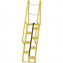 Vestil - 101-7/8" High 350 Lb Capacity 8 Step Alternating Tread Stair - Eagle Tool & Supply