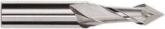 Magafor - 0.5mm Diam, 0.04" LOC, 2 Flute, 60° Point Angle, Solid Carbide Drill Mill - Bright Finish, 1-1/2" OAL, 0.118" Shank Diam - Eagle Tool & Supply