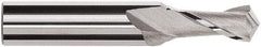 Magafor - 3mm Diam, 0.24" LOC, 2 Flute, 120° Point Angle, Solid Carbide Drill Mill - Bright Finish, 2" OAL, 0.157" Shank Diam - Eagle Tool & Supply