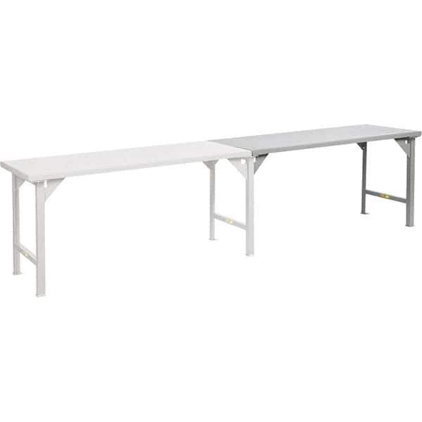 Little Giant - 72 Wide x 36" Deep x 36" High, Steel Production Table - Fixed Legs - Eagle Tool & Supply