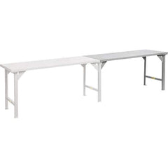 Little Giant - 72 Wide x 36" Deep x 36" High, Steel Production Table - Fixed Legs - Eagle Tool & Supply