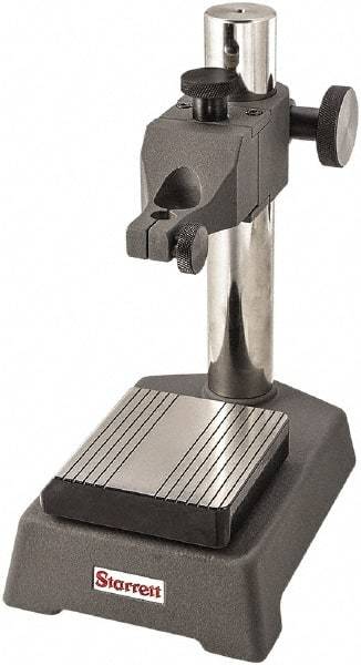 Starrett - Cast Iron, Rectangular Base, Indicator Transfer Stand - Includes Holder - Eagle Tool & Supply