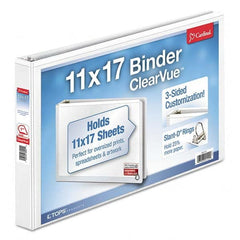 Cardinal - Ring Binders Binder Type: View Capacity: 1" - Eagle Tool & Supply