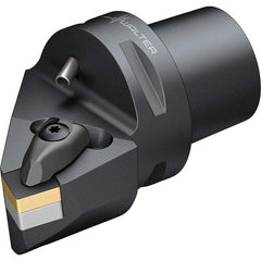 Walter - 75° Lead Angle, Indexable Turning Toolholder - 74mm OAL, Series DSRN-CAPTO-AUSSEN - Eagle Tool & Supply