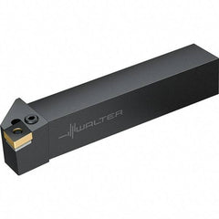 Walter - 95° Lead Angle, 16mm Shank Height x 16mm Shank Width, Indexable Turning Toolholder - 100mm OAL, Series PCLN-ISO-AUSSEN - Eagle Tool & Supply