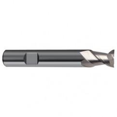 4mm Dia. - 54mm OAL - 45° Helix Bright Carbide End Mill - 2 FL - Eagle Tool & Supply