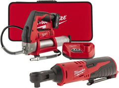 Milwaukee Tool - 8,000 psi Battery-Operated Grease Gun - Exact Industrial Supply