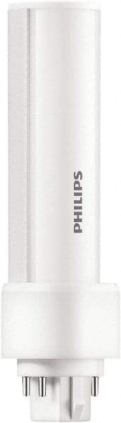 Philips - 5 Watt LED Commercial/Industrial 2 Pin Lamp - 2,700°K Color Temp, 580 Lumens, 60 Volts, PLC, 50,000 hr Avg Life - Eagle Tool & Supply