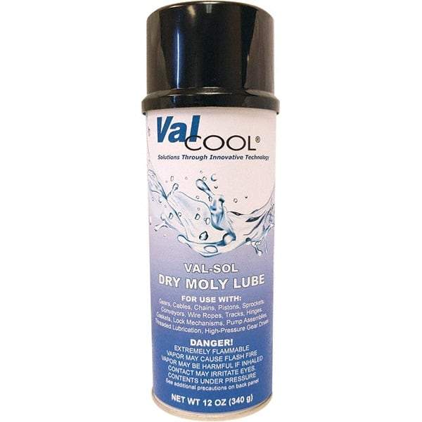 ValCool - 16 oz Can Spray Lubricant - Gray/Black - Eagle Tool & Supply