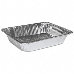 Boardwalk - Half Size Aluminum Steam Table Pan, Deep, 100/Carton - Eagle Tool & Supply