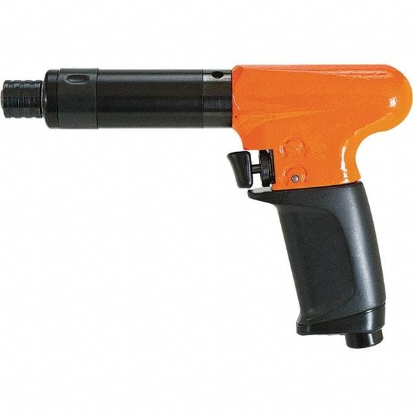 Cleco - 1/4" Bit Holder, 1,800 RPM, Pistol Grip Handle Air Screwdriver - 17 to 100 Ft/Lb Torque, 1/4" Inlet, 22 CFM - Eagle Tool & Supply