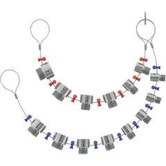 Value Collection - Screw Pitch Gages Threads per Inch Range: 3-3/8 - 85 Pitch Range (mm): 0.35-2.50 - Eagle Tool & Supply