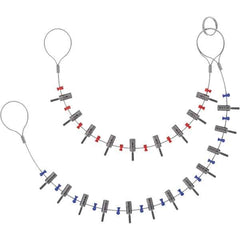 Value Collection - Screw Pitch Gages Threads per Inch Range: 3-3/8 - 85 Pitch Range (mm): 1.50-3.00 - Eagle Tool & Supply