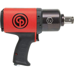 Chicago Pneumatic - 1" Drive, 5,100 RPM, 1,290 Ft/Lb Torque Impact Wrench - Pistol Grip Handle, 38 CFM, 90 psi, 3/8" NPT Inlet - Eagle Tool & Supply