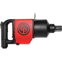 Chicago Pneumatic - #5 Spline Drive, 2,800 RPM, 5,900 Ft/Lb Torque Impact Wrench - D-Handle, 84.5 CFM, 90 psi, 1/2" NPT Inlet - Eagle Tool & Supply