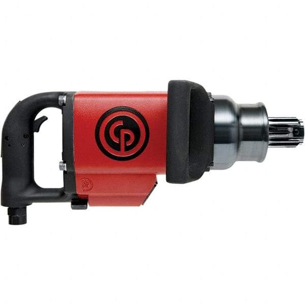 Chicago Pneumatic - #5 Spline Drive, 3,500 RPM, 3,600 Ft/Lb Torque Impact Wrench - D-Handle, 51.5 CFM, 90 psi, 1/2" NPT Inlet - Eagle Tool & Supply