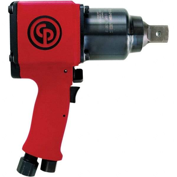 Chicago Pneumatic - 1" Drive, 4,000 RPM, 1,100 Ft/Lb Torque Impact Wrench - Pistol Grip Handle, 52.9 CFM, 90 psi, 3/8" NPT Inlet - Eagle Tool & Supply