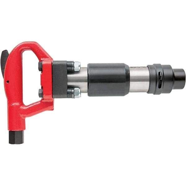 Chicago Pneumatic - 2,150 BPM, 2" Stoke Length, Pneumatic Chipping Hammer - 31 CFM, 7/8 NPT - Eagle Tool & Supply