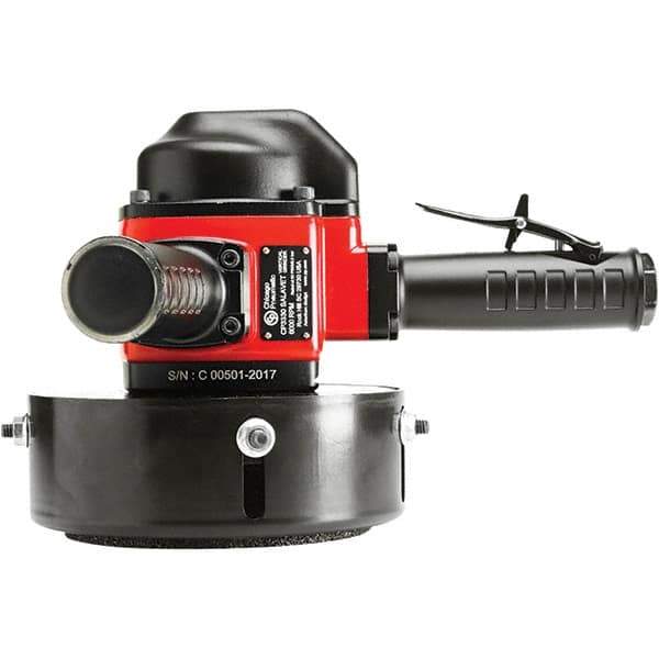 Chicago Pneumatic - 6" Wheel Diam, 6,000 RPM, Pneumatic Angle & Disc Grinder - 5/8-11 Spindle, 70 CFM, Side Exhaust - Eagle Tool & Supply