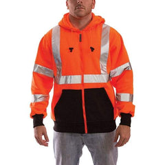 Tingley - Size S Jacket - High Visbility Orange, Polyester, Zipper Closure, 36 to 38" Chest - Eagle Tool & Supply