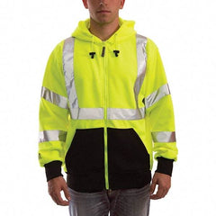 Tingley - Size S Jacket - High Visbility Lime, Polyester, Zipper Closure, 36 to 38" Chest - Eagle Tool & Supply