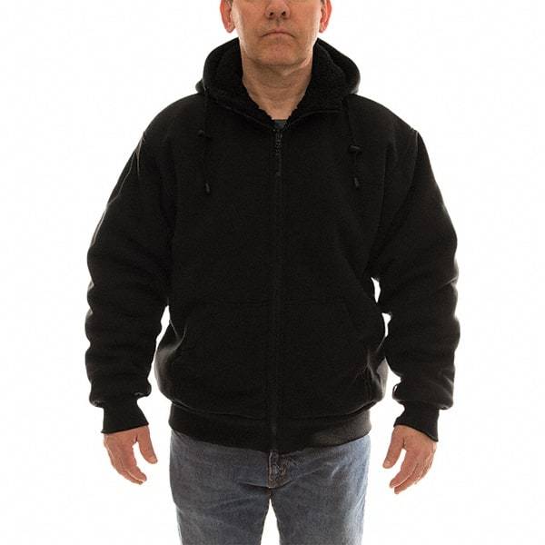 Tingley - Size XL Jacket - Black, Polyester & Cotton, Zipper Closure, 48 to 50" Chest - Eagle Tool & Supply