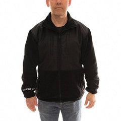 Tingley - Size M Jacket - Black, Polyester, Zipper Closure, 40 to 42" Chest - Eagle Tool & Supply