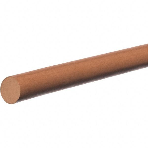 Value Collection - 5' Long, Standard Round Viton Cord - 3/16" Diam, Brown - Eagle Tool & Supply