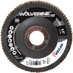 4 1/2″ - 7/8″ - 60 Grit - T29 Zirconium Wolverine Fast Cut Flap Disc - Eagle Tool & Supply