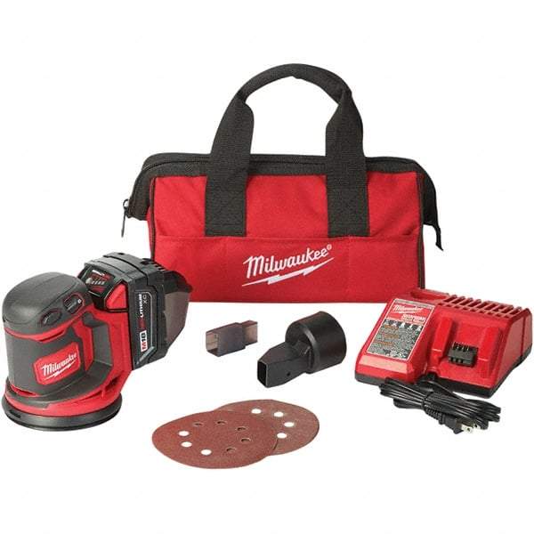 Milwaukee Tool - Electric Orbital Sanders Sander Type: Cordless Random Orbital Random Orbit: Yes - Eagle Tool & Supply