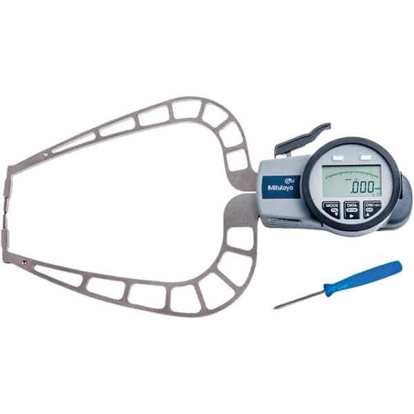 Mitutoyo - Electronic Caliper Gages Type: Outside Minimum Measurement (mm): 0.0000 - Eagle Tool & Supply