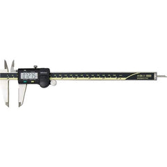 Mitutoyo - 0 to 8" Range 0.01mm Resolution, Electronic Caliper - Steel with 50mm Carbide-Tipped Jaws, 0.001" Accuracy, SPC Output - Eagle Tool & Supply