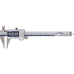 Mitutoyo - 0 to 6" Range 0.01mm Resolution, Electronic Caliper - Steel with 40mm Steel Jaws, 0.001" Accuracy, SPC Output - Eagle Tool & Supply
