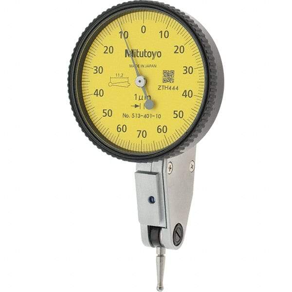 Mitutoyo - Dial Test Indicators Maximum Measurement (mm): 0.14 Dial Graduation (mm): 0.0010 - Eagle Tool & Supply