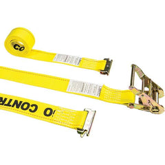 US Cargo Control - Slings & Tiedowns (Load-Rated) Type: Ratchet Tie Down Width (Inch): 2 - Eagle Tool & Supply