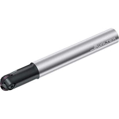 Walter - 9.525mm Cut Diam, 5mm Max Depth of Cut, 12.7mm Shank Diam, 130mm OAL, Indexable Ball Nose End Mill - 18,900 Max RPM - Eagle Tool & Supply