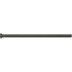 Gibraltar - 3/16" Pin Diam, 0.3366" Head Diam x 0.2356" Head Height, 2-1/2" OAL, Conical Pin - High Speed Steel - Eagle Tool & Supply