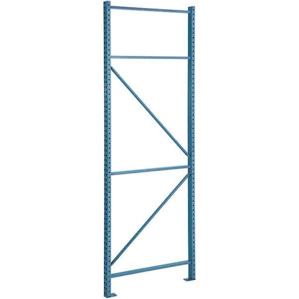 Steel King - 22,780 Lb Capacity Heavy-Duty Framing Upright - 1-7/8" Wide x 96" High x 42" Deep, Blue - Eagle Tool & Supply
