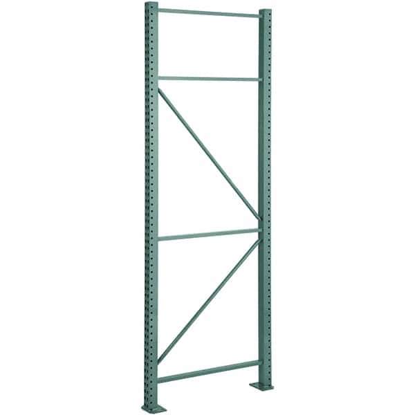 Steel King - 41,430 Lb Capacity Heavy-Duty Framing Upright - 3" Wide x 192" High x 48" Deep, Green - Eagle Tool & Supply