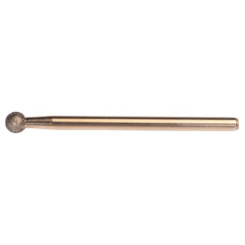 1/4″ Electroplated CBN Mandrel 100 Grit Spherical Ball end - Eagle Tool & Supply