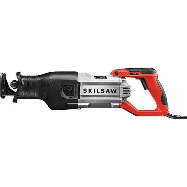 Skilsaw - 1,600 Watts, 2,900 Strokes per min, 1-1/4" Stroke Length Electric Reciprocating Saw - 120 Volts, 15 Amps - Eagle Tool & Supply