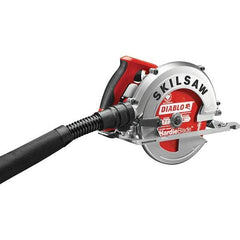 Skilsaw - 15 Amps, 7-1/4" Blade Diam, 5,300 RPM, Electric Circular Saw - 120 Volts, 10' Cord Length, 5/8" Arbor Hole, Left Blade - Eagle Tool & Supply