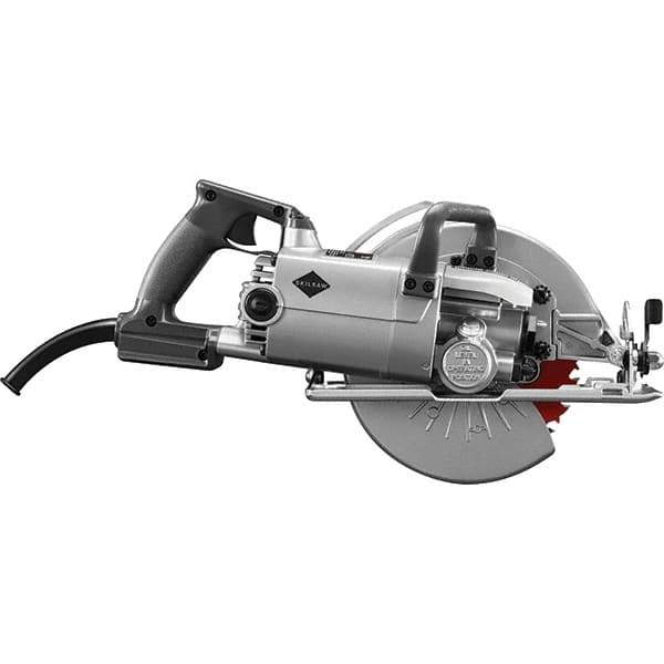 Skilsaw - 15 Amps, 8-1/4" Blade Diam, 4,700 RPM, Electric Circular Saw - 120 Volts, 8' Cord Length, 7/8" Arbor Hole, Left Blade - Eagle Tool & Supply